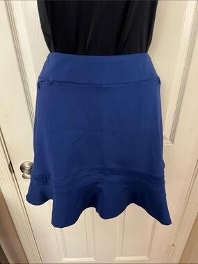 Tail Blue A-Line Flounce Skirt